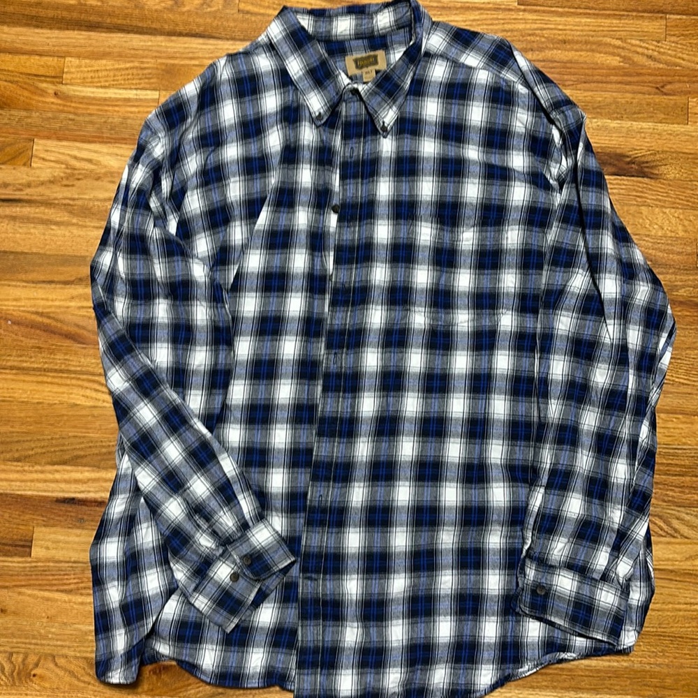Men’s Big and Tall Flannel Shirt - 4XLT
